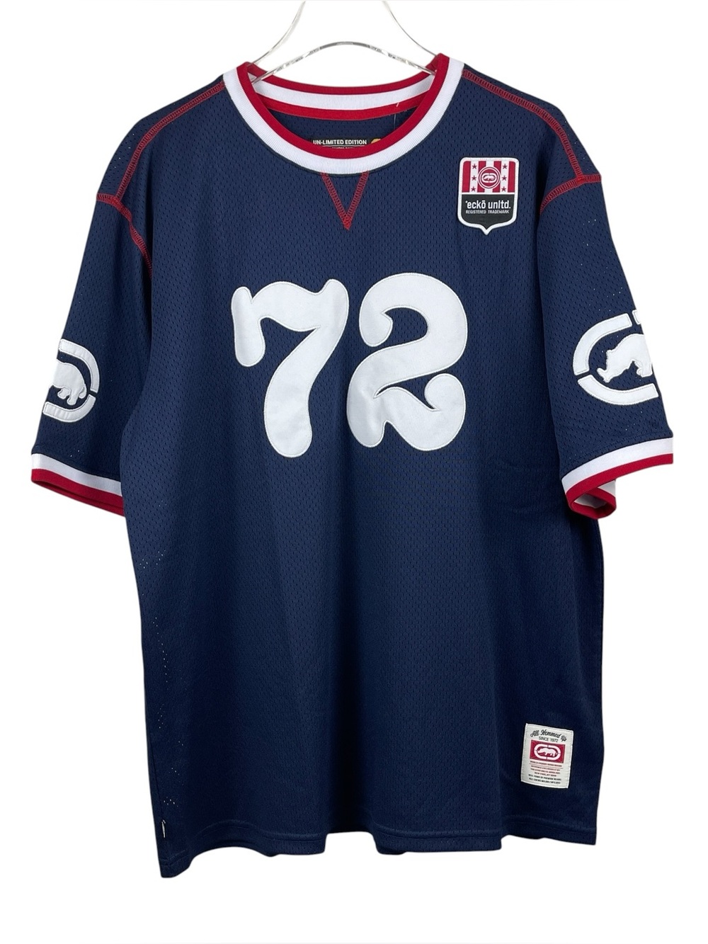 Ecko Unltd Navy Blue Double Sided Jersey Men’s Size M NWOT
